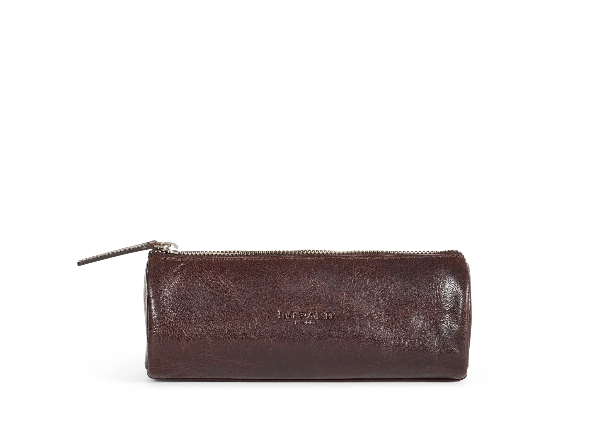 Howard Leather Pen Case Gavin Darkbrown