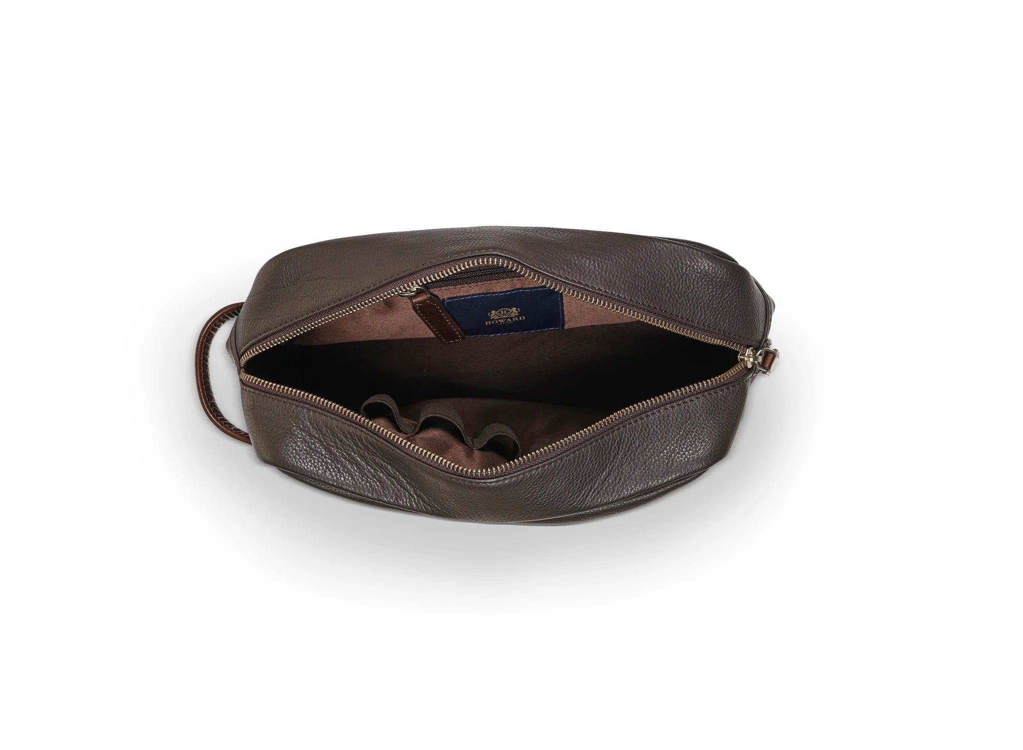 HOWARD washbag easton darkbrown