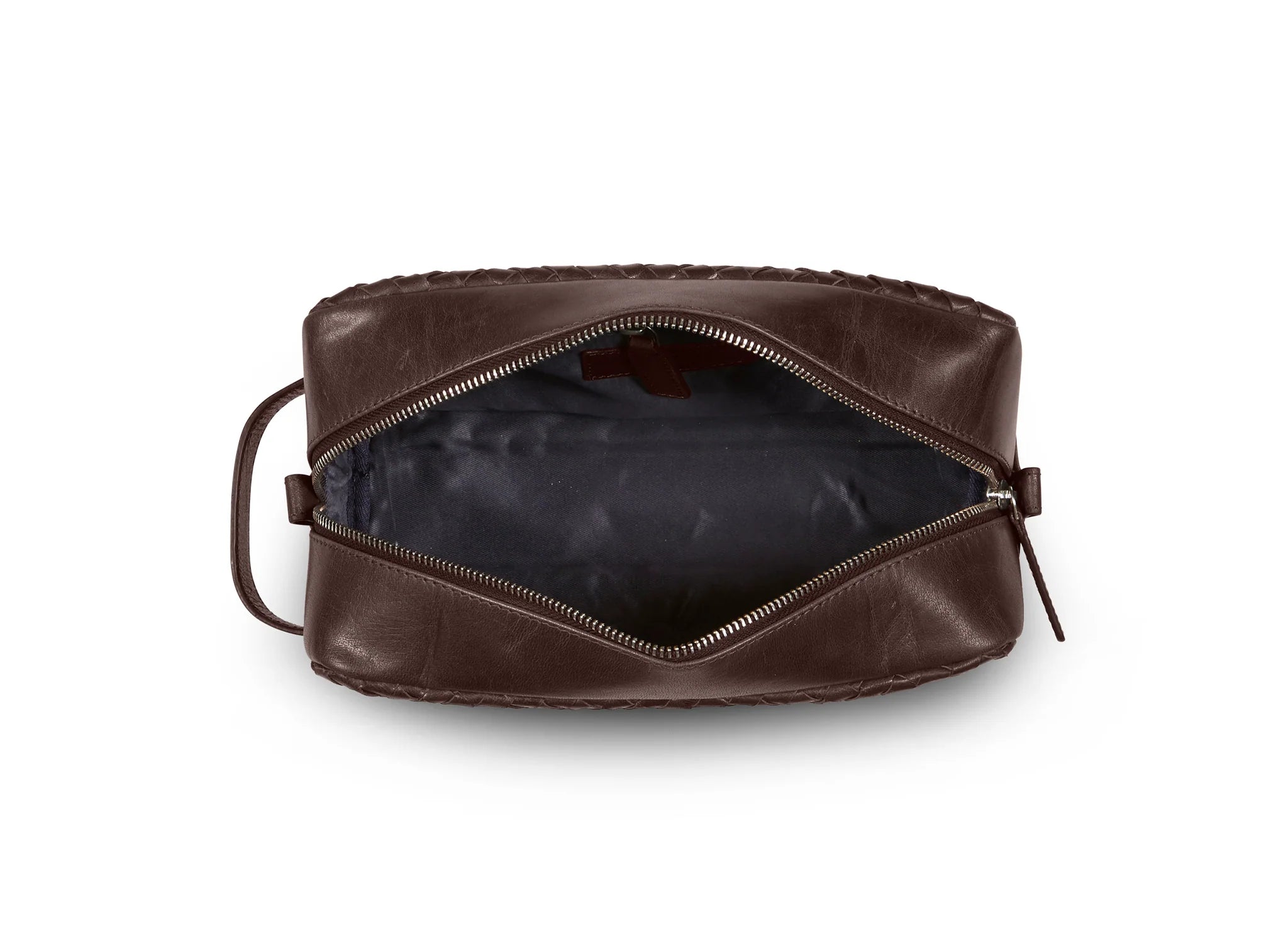 Howard Wash Bag John Dark Brown