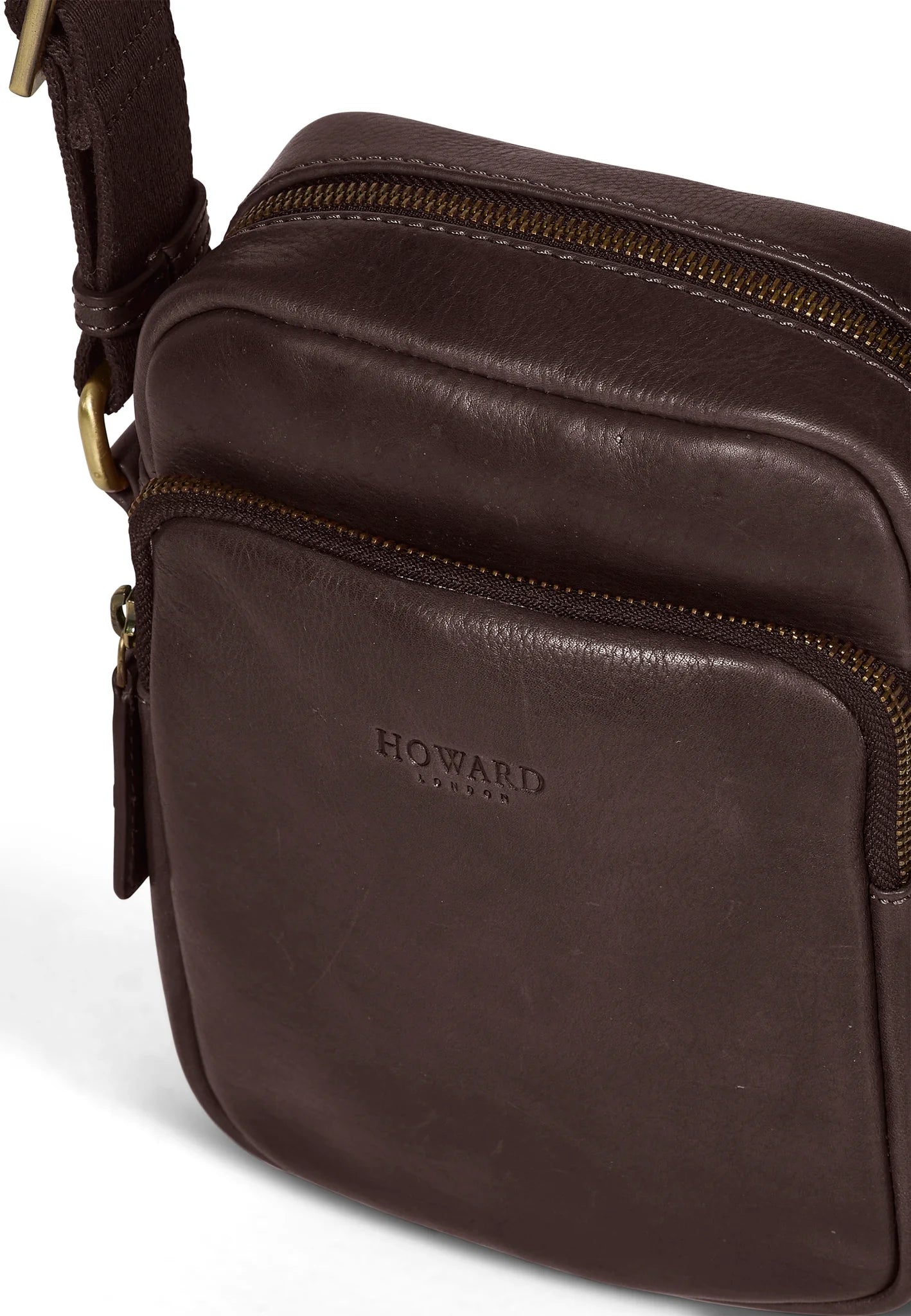 Howard Cross Body Bag Eddie Dark Brown