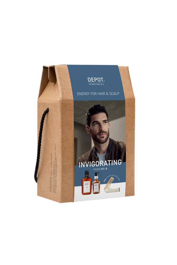 Depot invigorating hair treatment kit