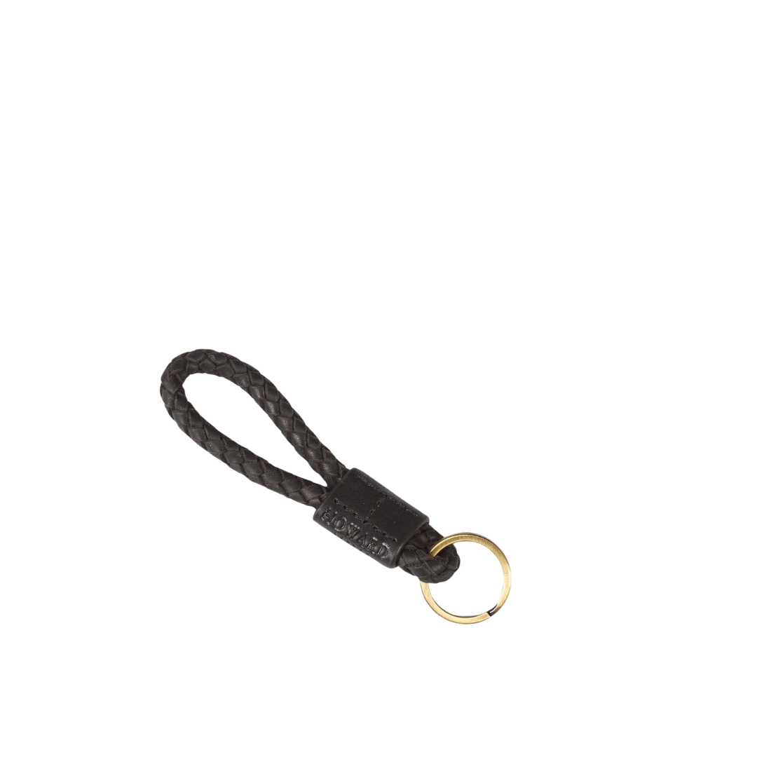 Howard Braided Keyring Black