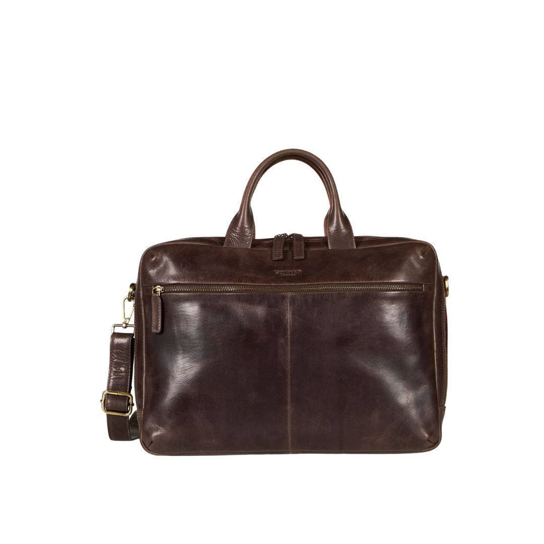 Howard Laptop Bag Frank Dark Brown