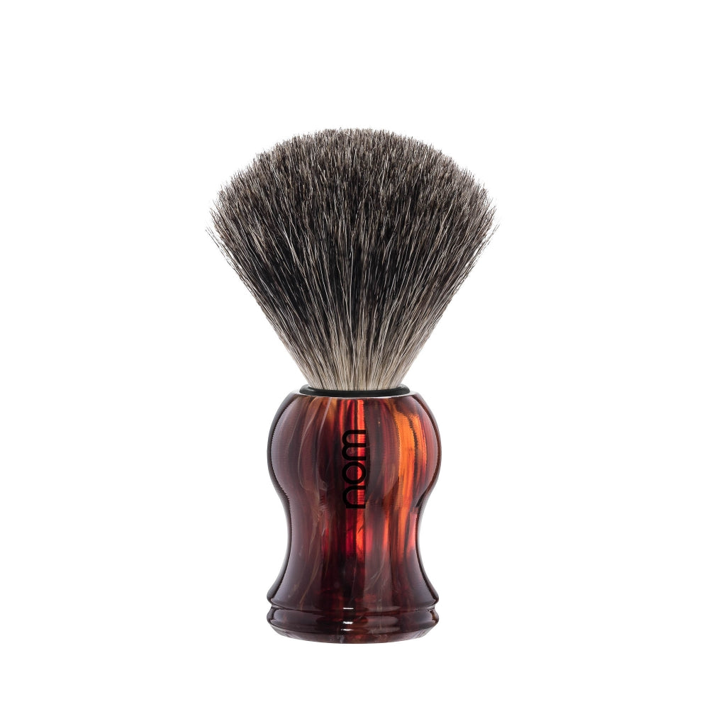 shaving brush NOM plastic havanna