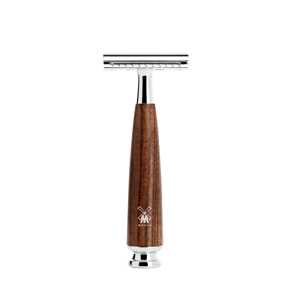 Mhüle safety razor set steamed ash