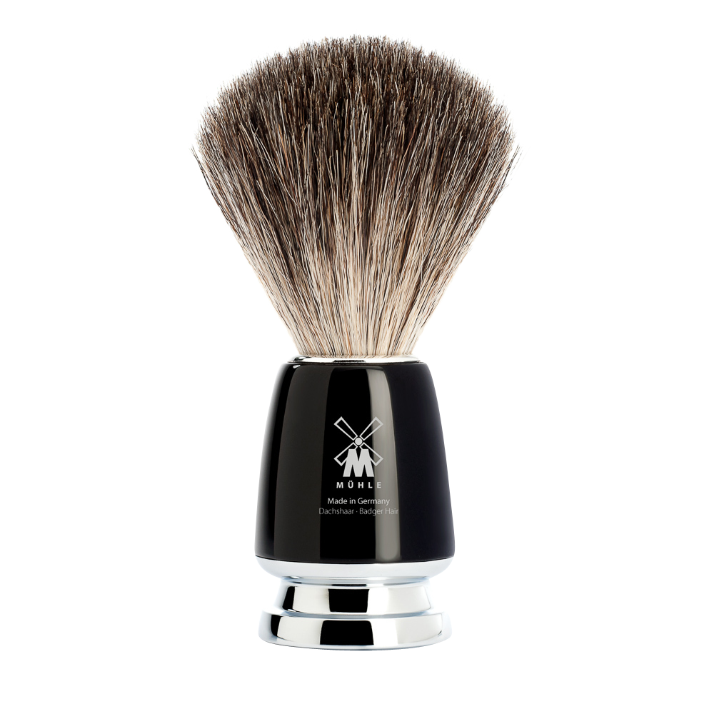 Shaving brush Resin black